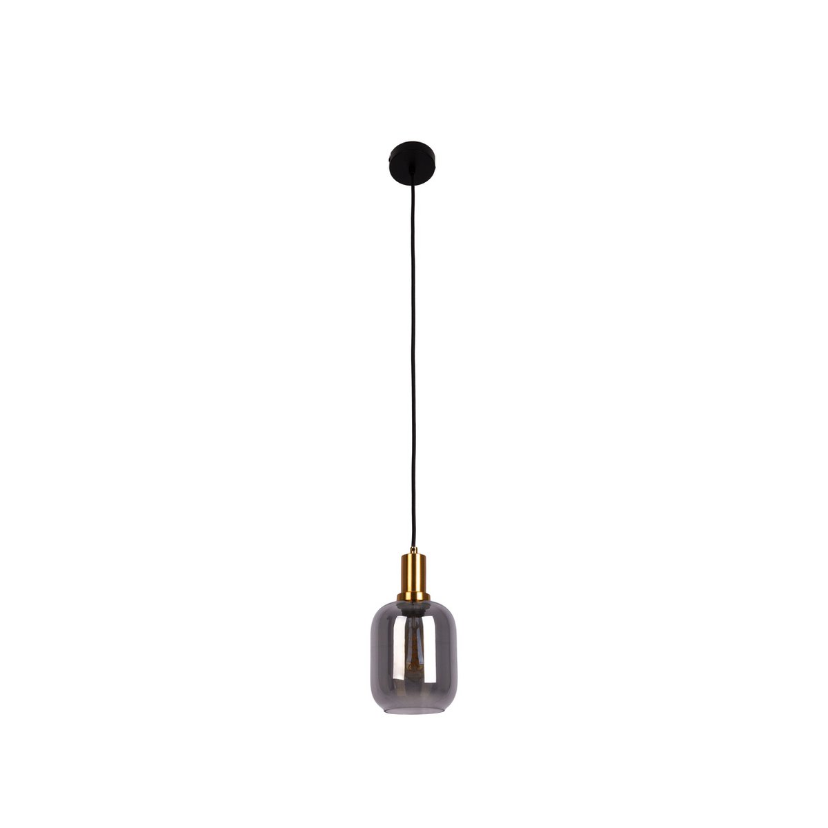 1er Pendelleuchte "FUMO", Pendellampe aus Metall