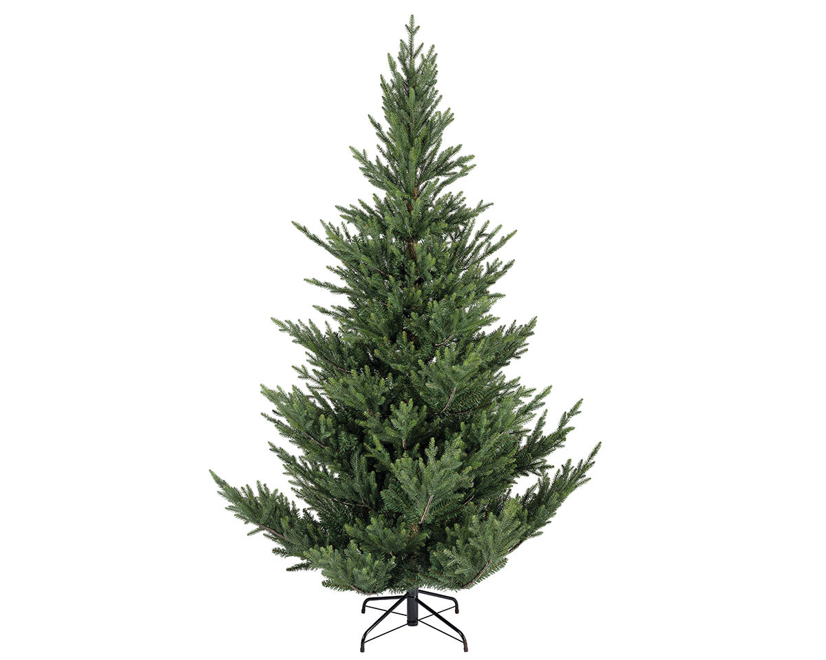 Kunsttannenbaum Winterwald 270cm Weihnachtsbaum Dekoobjekt Grün XL