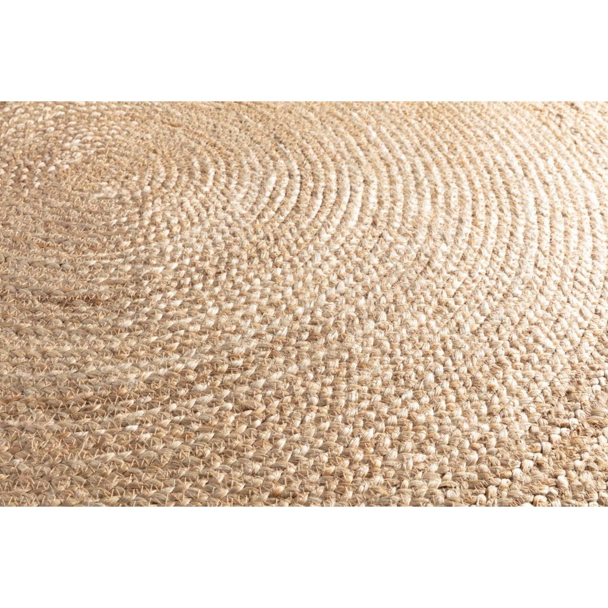Runder Teppich aus Naturjute NATURA