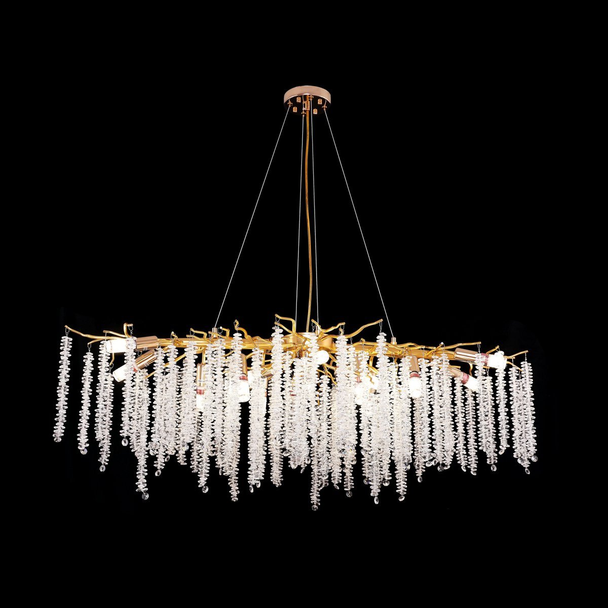 Hanging light Frost Gold | 100x40cm