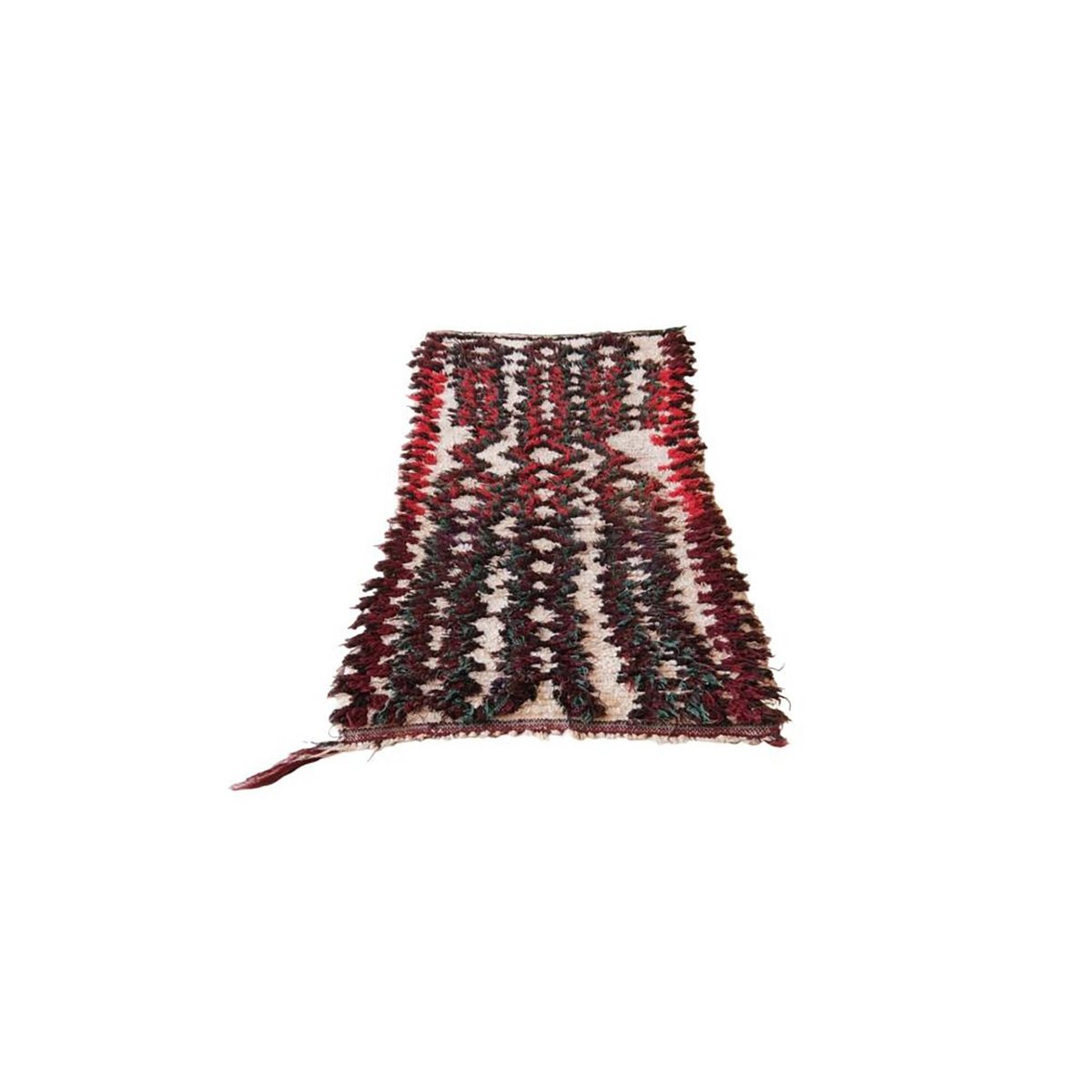 Moroccan Berber carpet made of pure wool, 74 x 164 cm