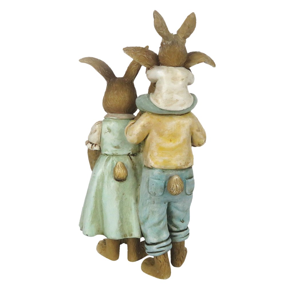 Decoration Rabbit Multicolored 8x6x15 cm