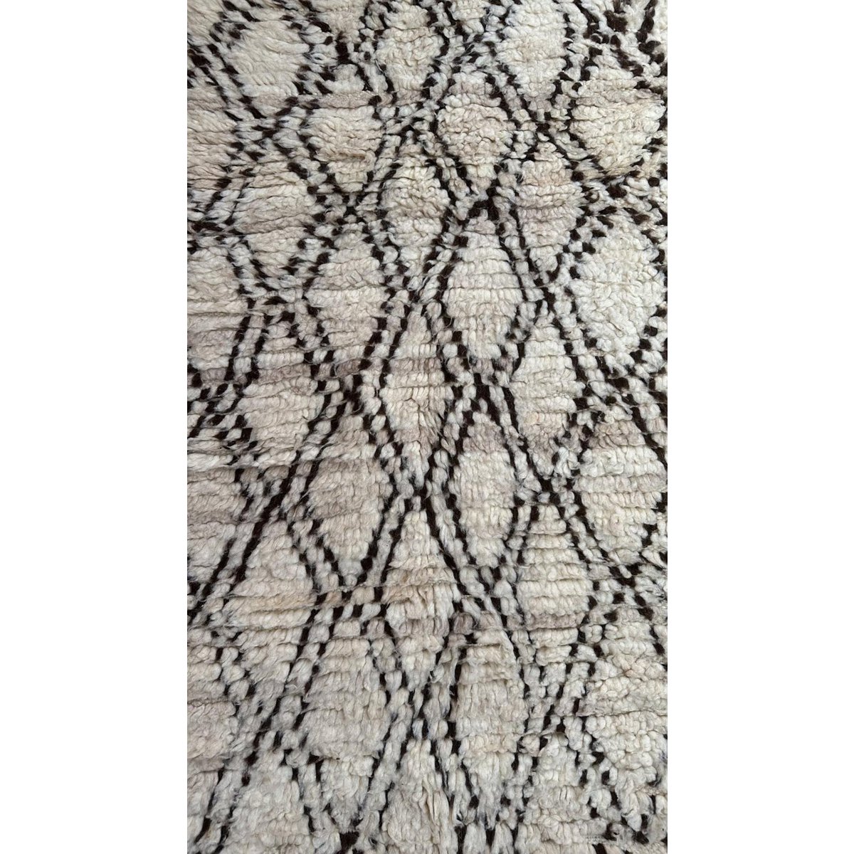 Marokkanischer Berber-Flurteppich aus reiner Wolle, 96 x 220 cm