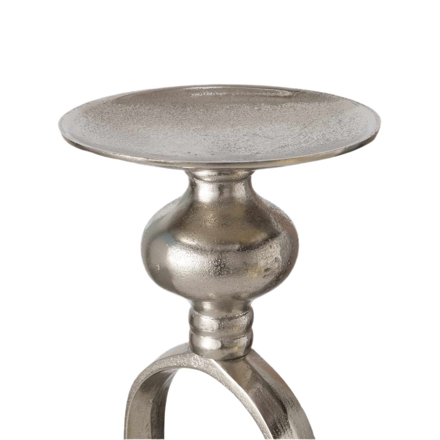 Luvian candle holder – elegance in shiny silver