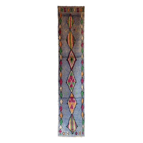 Flurteppich aus reiner Berberwolle, 80 x 392 cm