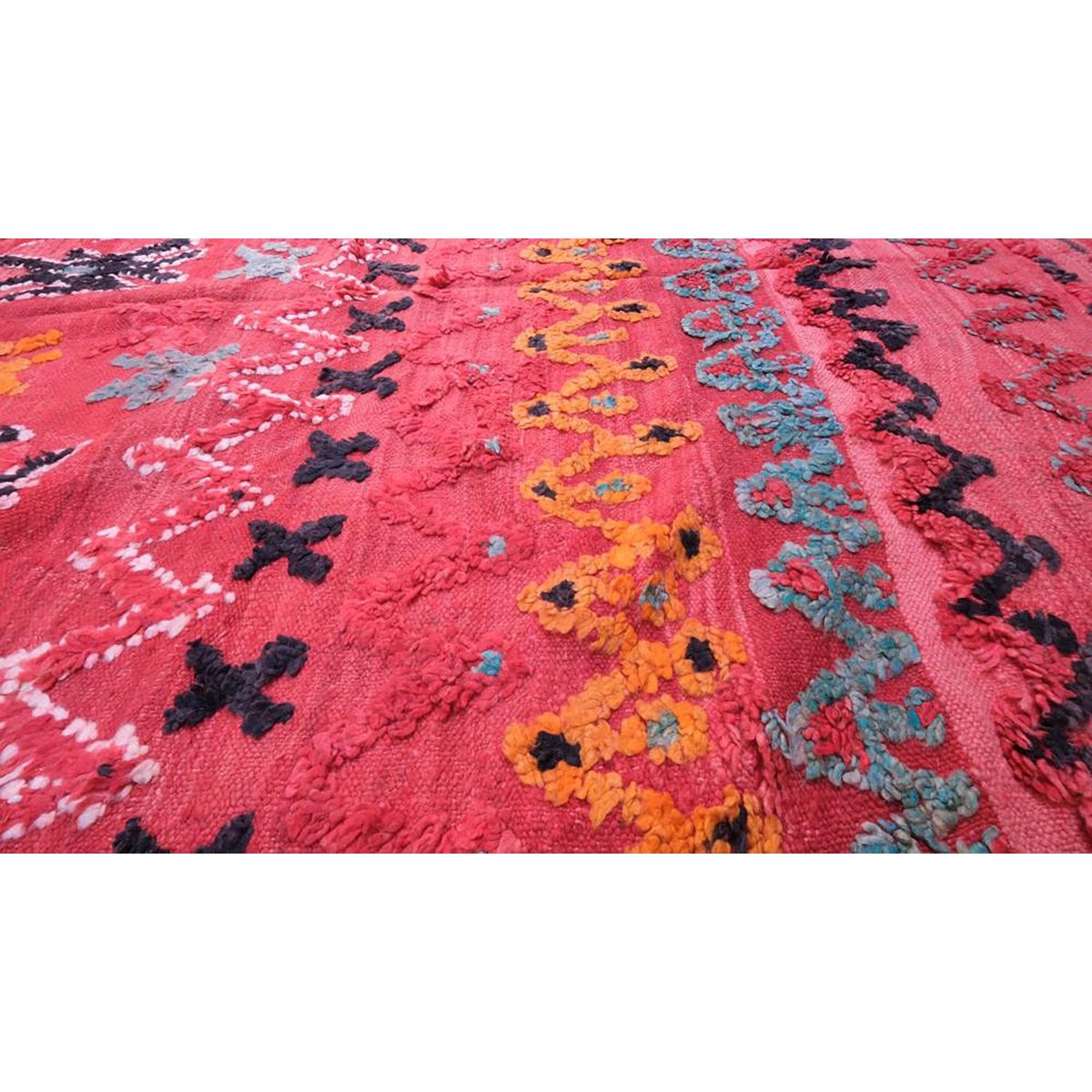 Marokkanischer Berber Kilim Teppich reine Wolle 177 x 232 cm - verkauft