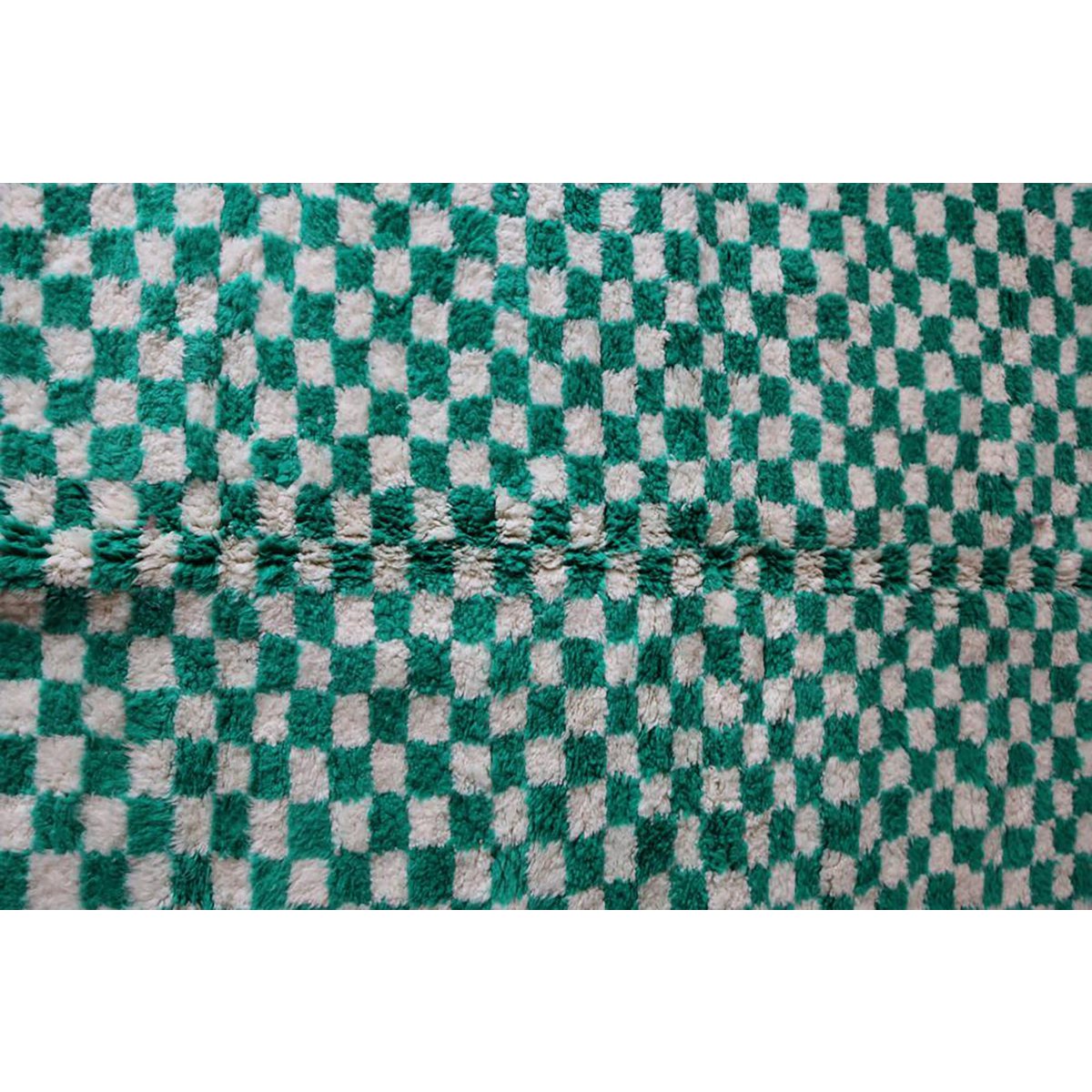 Berber-Teppich aus reiner Wolle mit Karomuster, 166 x 269 cm