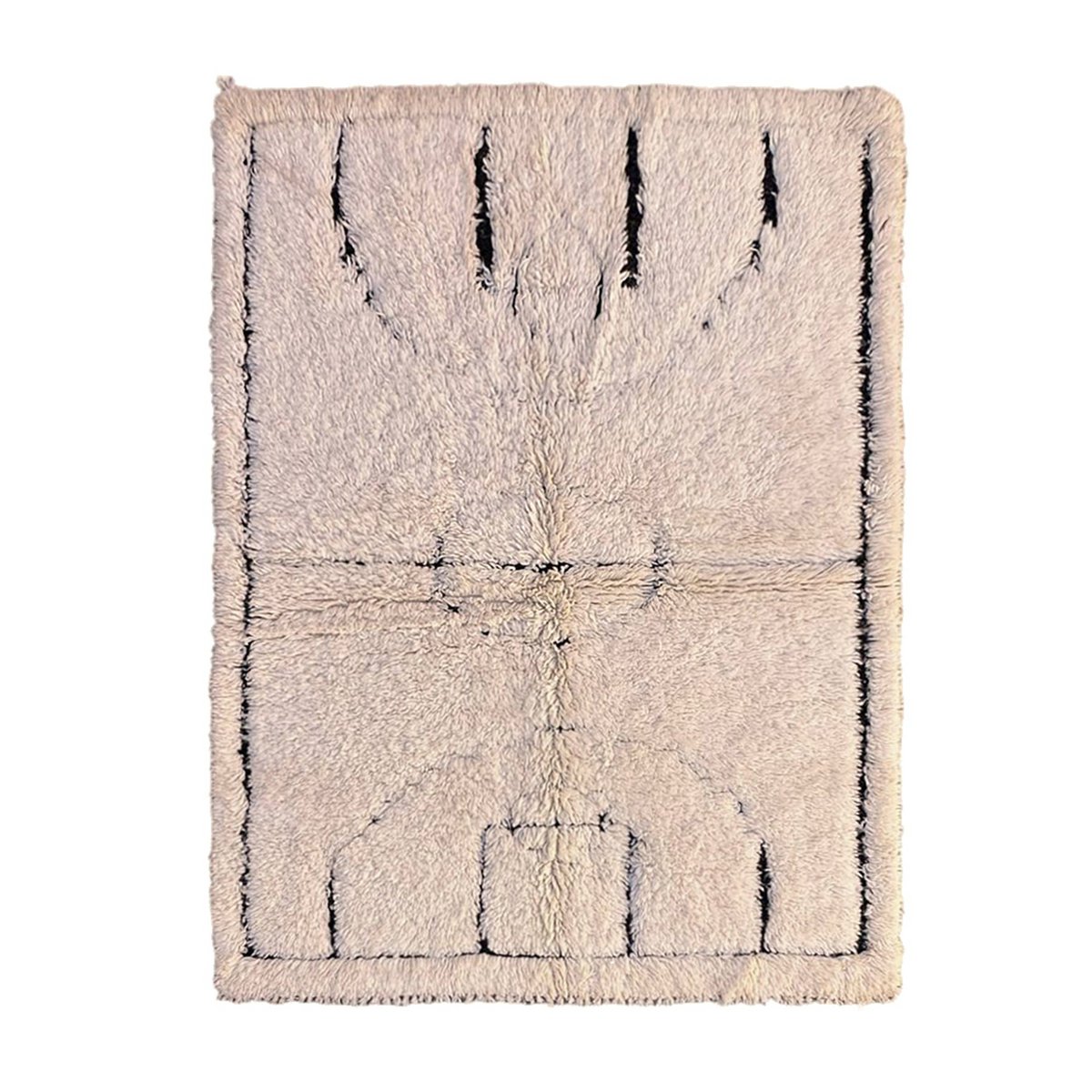 Berber -Wolle Teppich von Marmoucha 148 x 200 cm