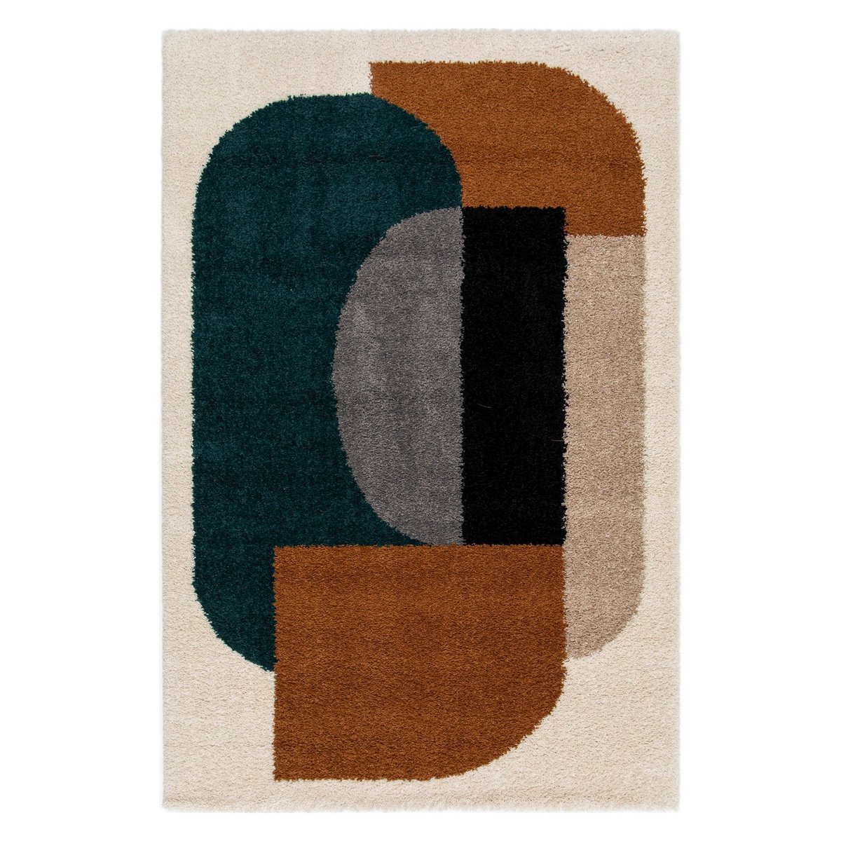 Langes Haar Teppich Design warme Töne Gatsby