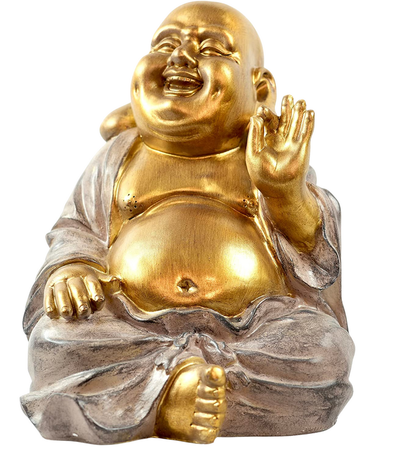 XXL MF Lachende Buddha Figur mit dickem Bauch