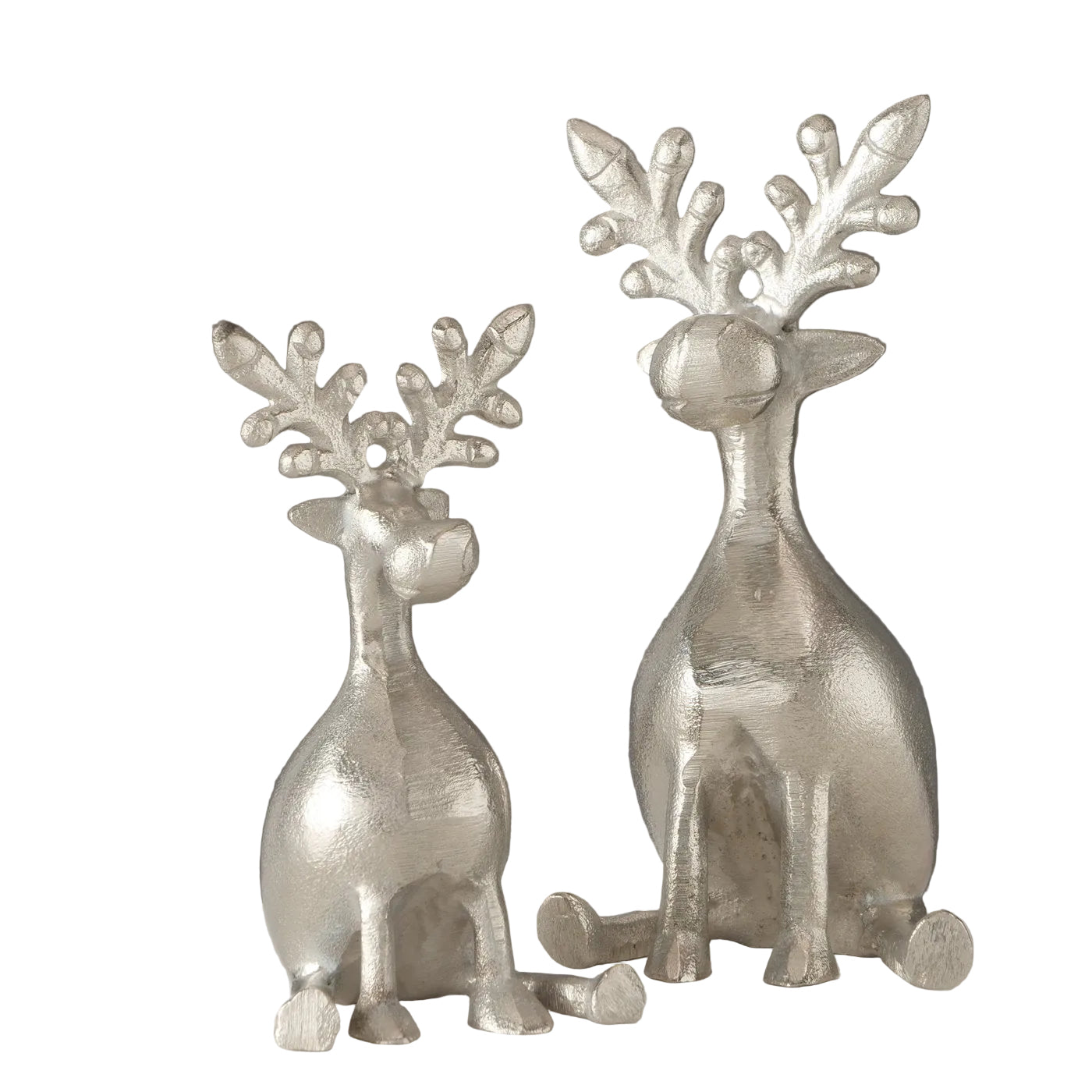 Dekofigur Silver Antler Duo Hirschset