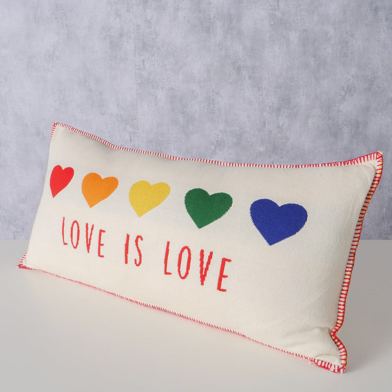 Regenbogen Herzkissen "Colove" – Ein Statement für Liebe und Vielfalt in Ihren Wohnräumen