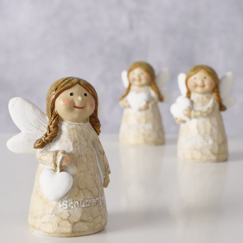 Guardian Angel Figures Mimmy in a set of 3 – Handmade decoration for contemplation