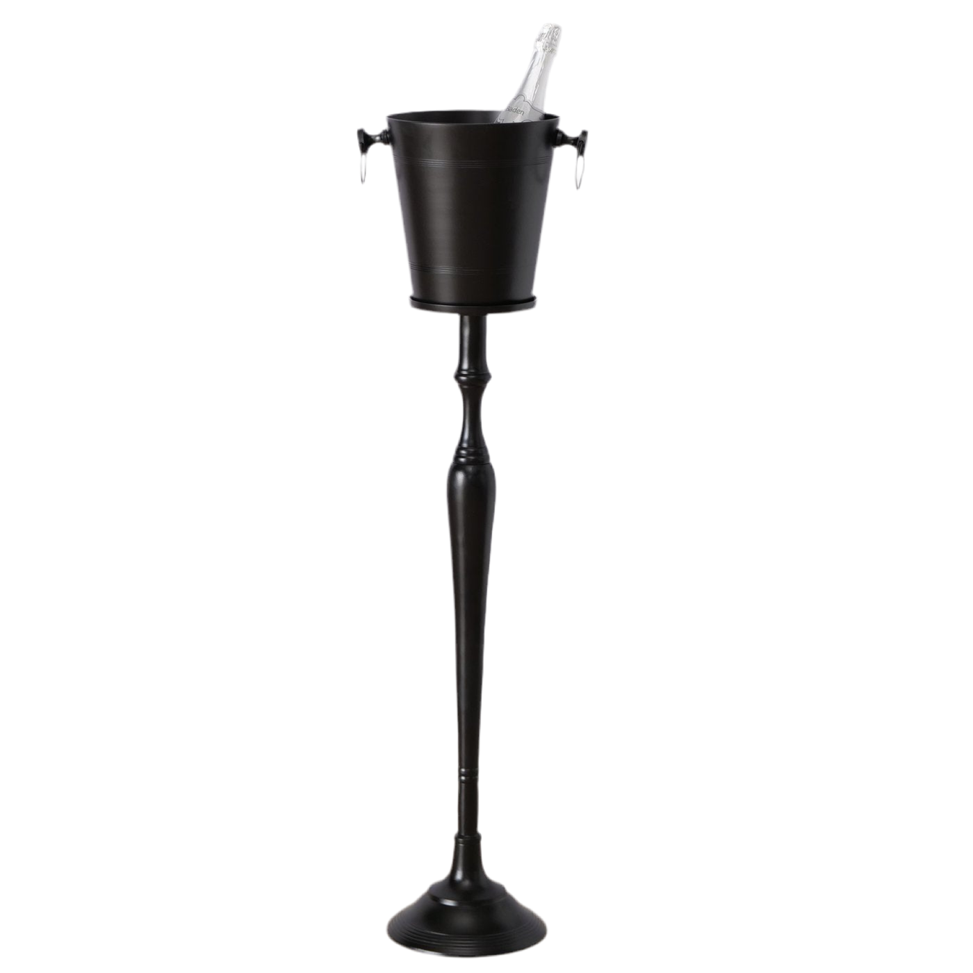 Premium Royal Elegance champagne- en wijnkoeler zwart