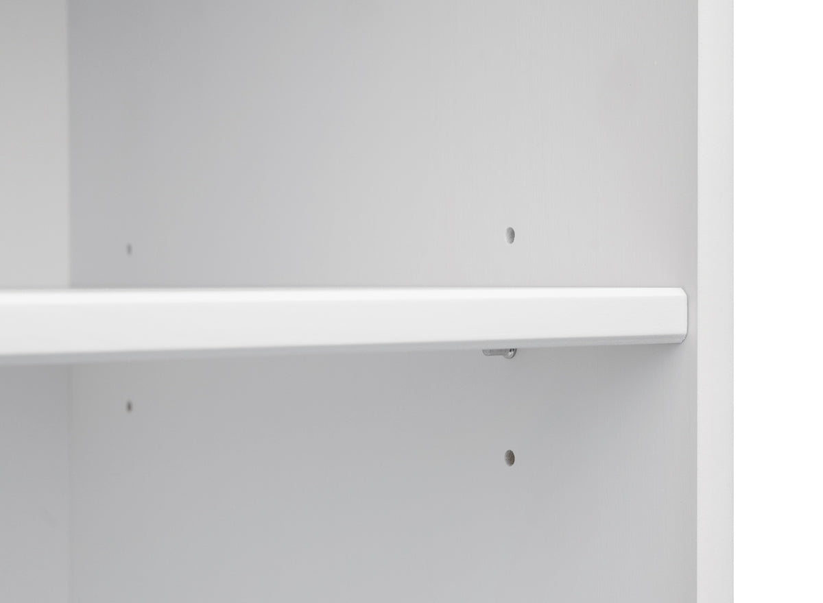 Bologna Elegante Massivholz Kiefer Schreibtisch | Farbe weiß