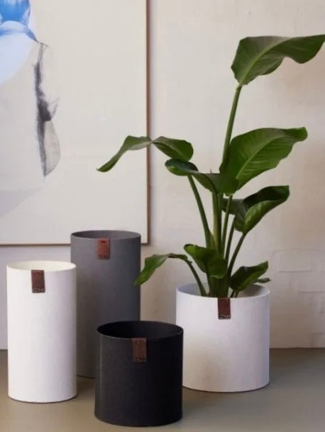 Zylindervase Dune schiefergrau, in 2 Größen