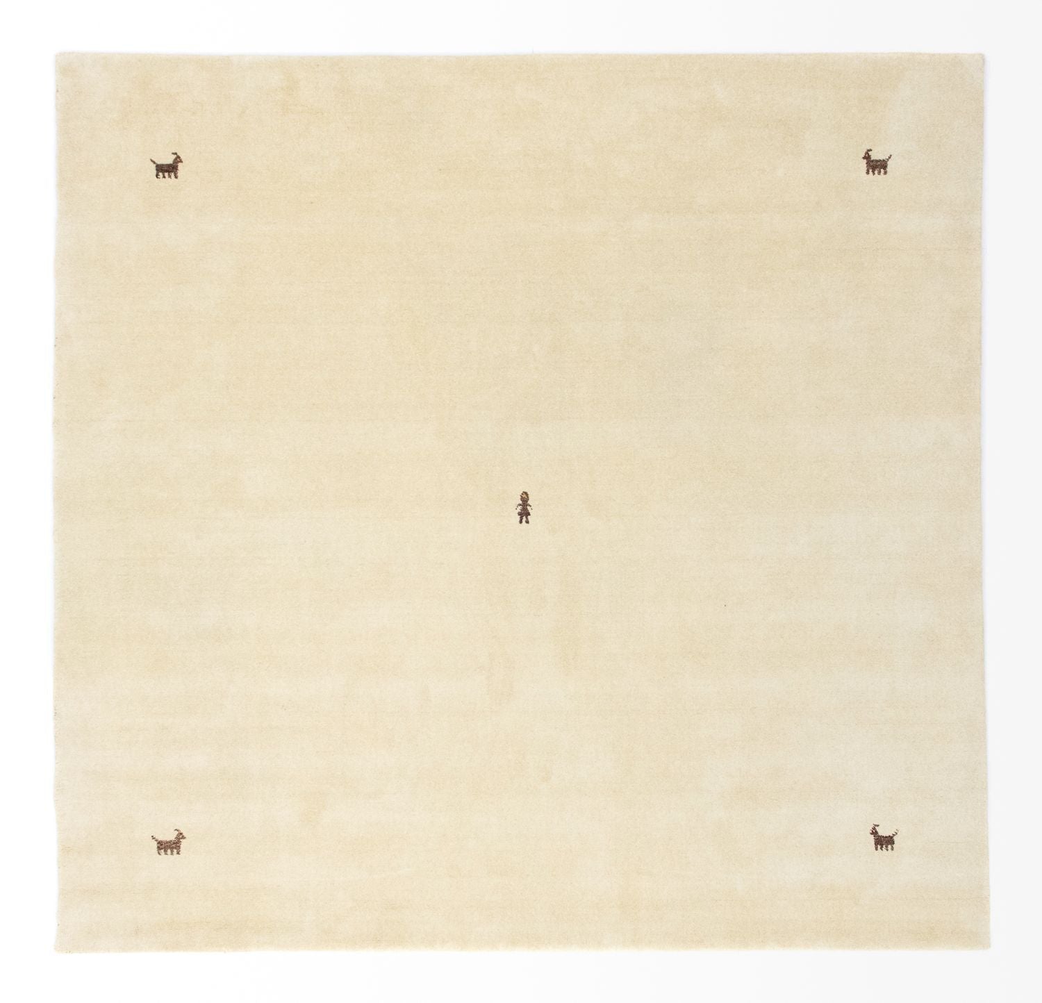 Gabbeh Teppich - Indus »Sahara« Quadratisch