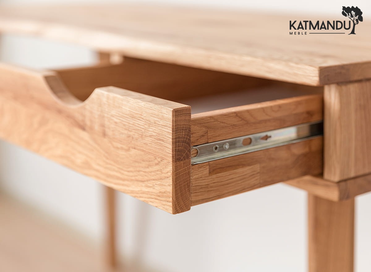 Savona Massivholz Eichentisch Schreibtisch 120cm