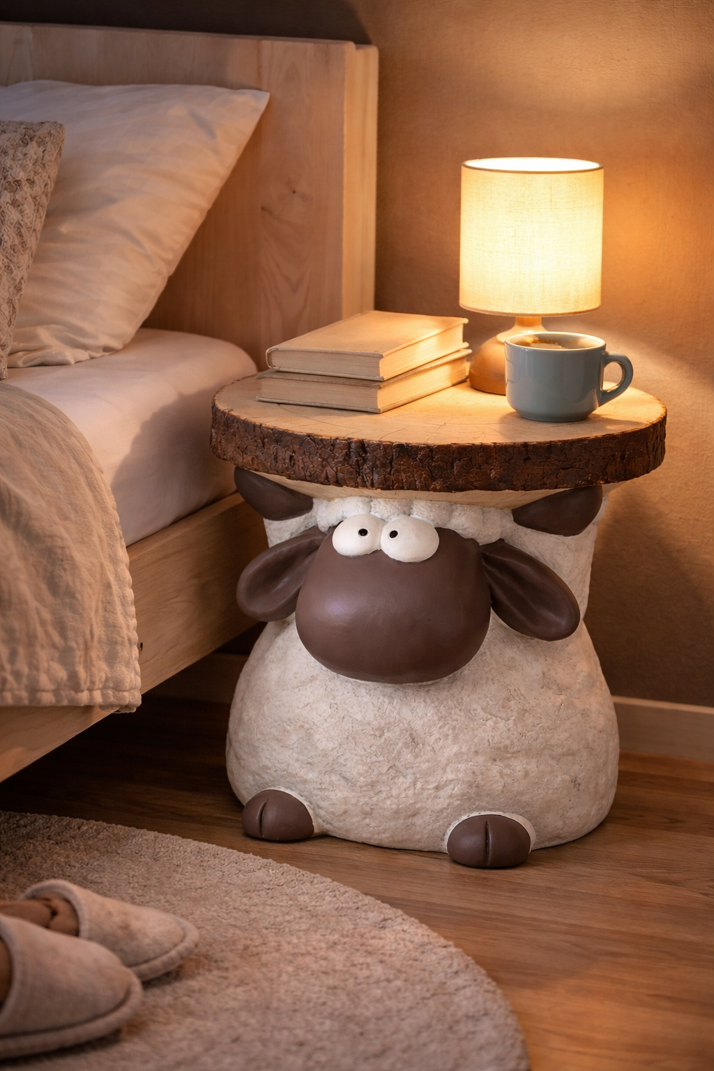 Beistelltisch Shawny Schaf Magnesia Indoor Outdoor 40 cm