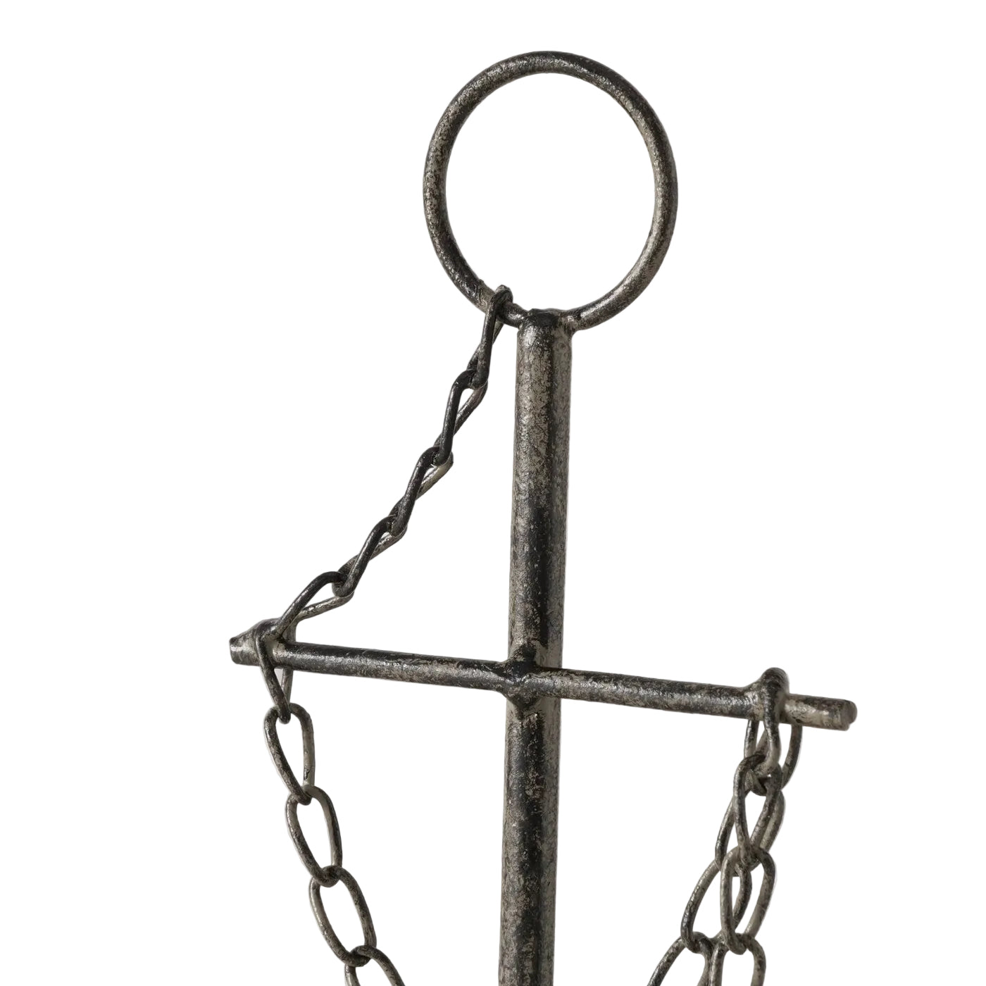 Kerzenleuchter Anchor aus Gusseisen handgefertigt braun matt