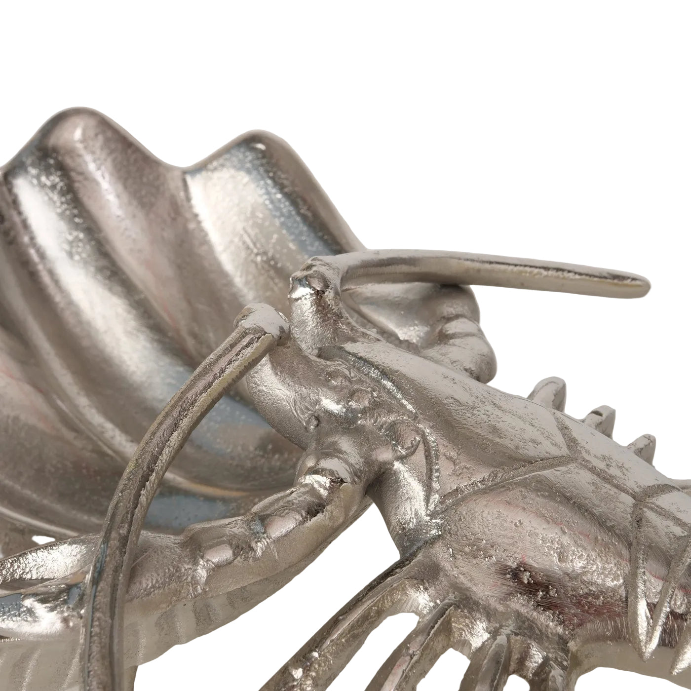 Maritano Hummer Schale Aluminium Silber Dekoschale Muschel