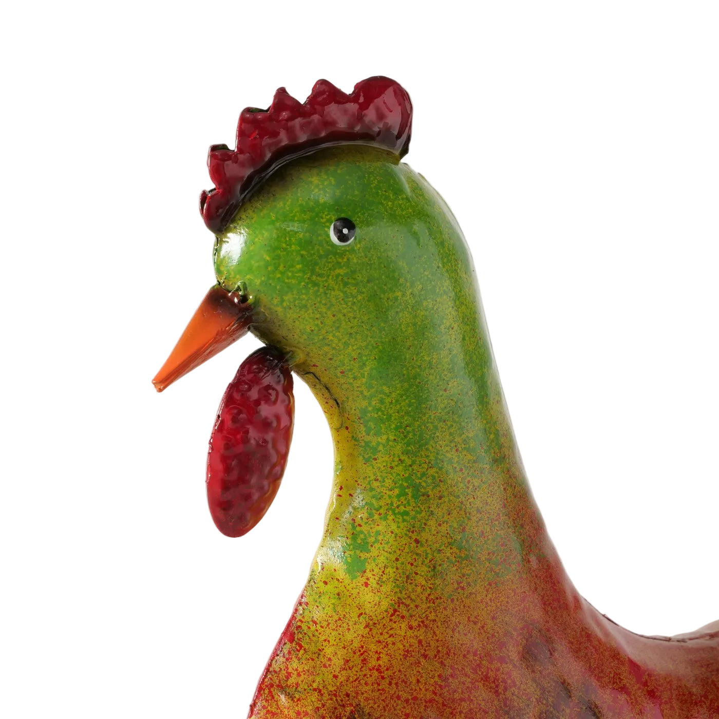 Gartenfigur Huhn Frieda aus Eisen 33 cm