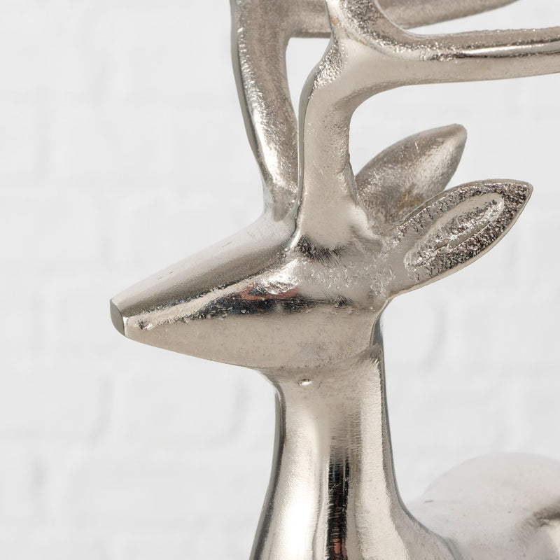 Premium Design Elegante Hirschfiguren Set 2 teilig Hochwertige Dekofiguren