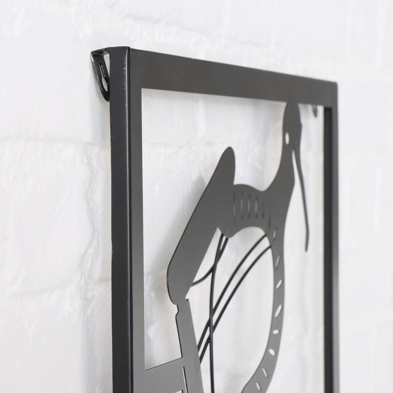 Wandobject Cyclo Fiets – Minimalistisch design gemaakt van metaal 75cm