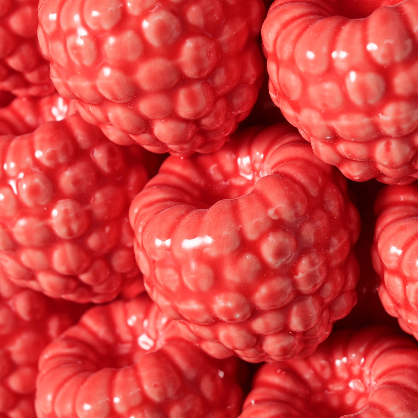 Rubenia Himbeer Vase Rot Keramik Relief Design