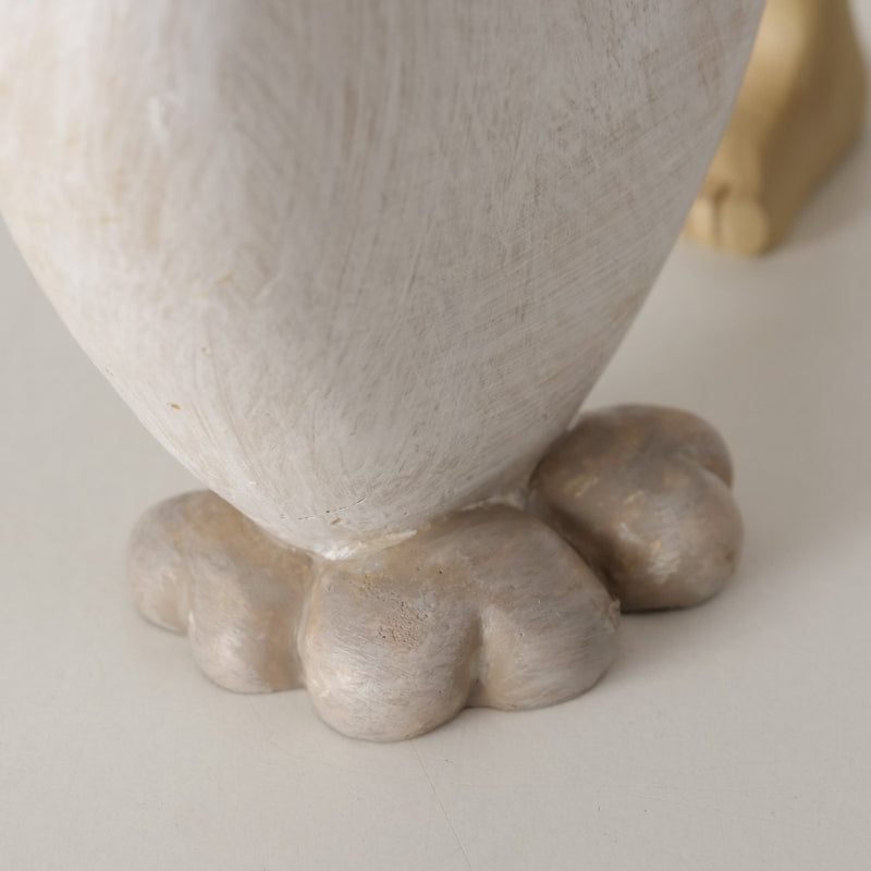 Decoratieve beschermengelfiguren in een set van 2 met hartmotief