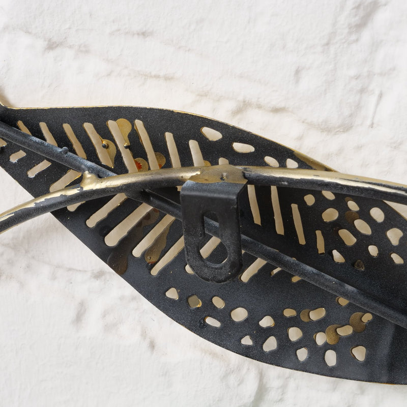 Maritime wall object Oceana Drift – Hand-painted metal fish 125 cm
