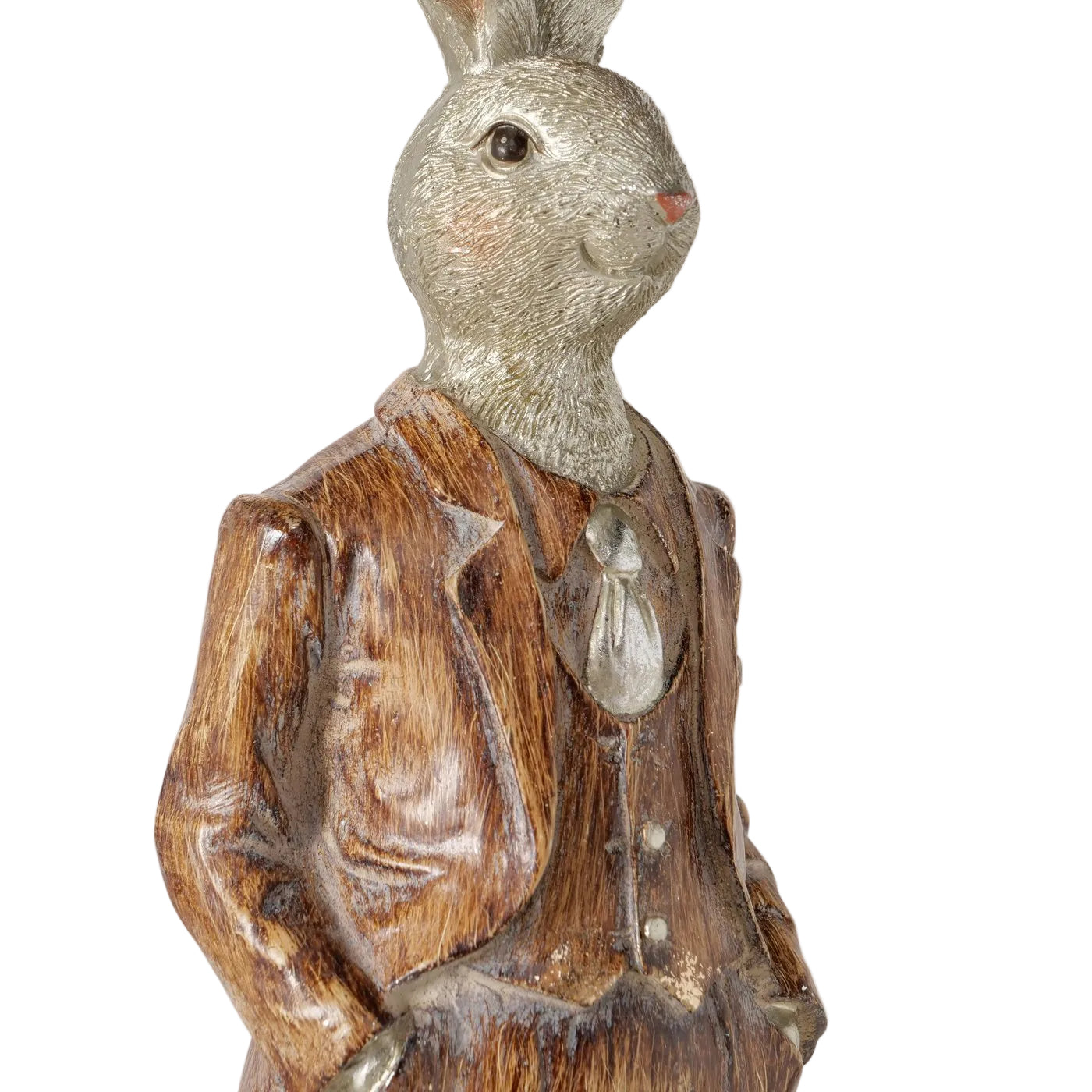 Deko Hasenfigur Lunaro Hasenpaar elegant 2er Set