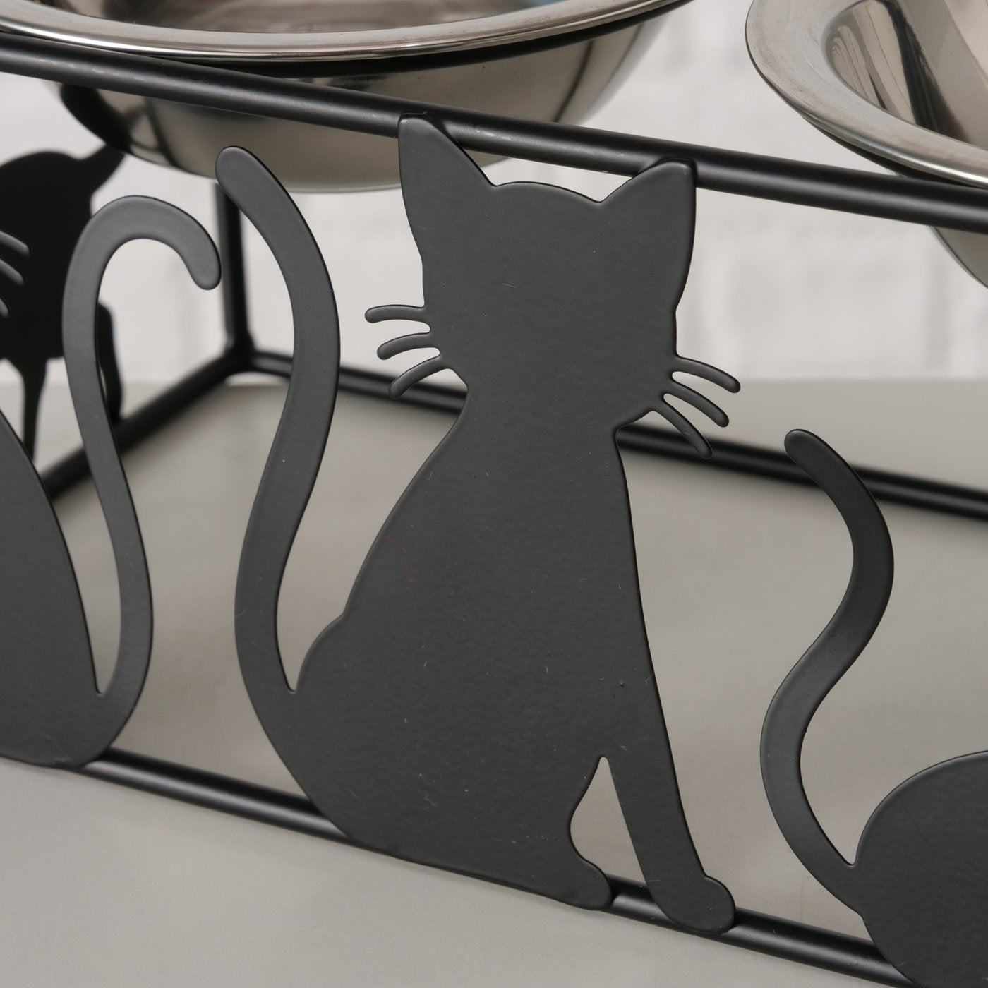 Fressnapf Jinga – Handmade stainless steel bowl in black, 450 ml for cats