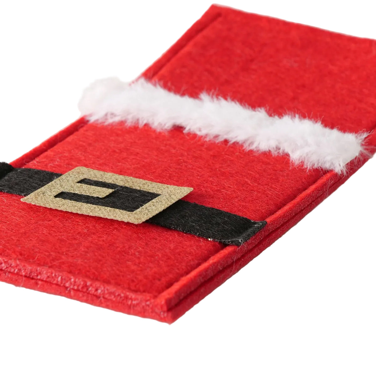 Bestecktasche Weihnachtsgürtel Rot 21 cm
