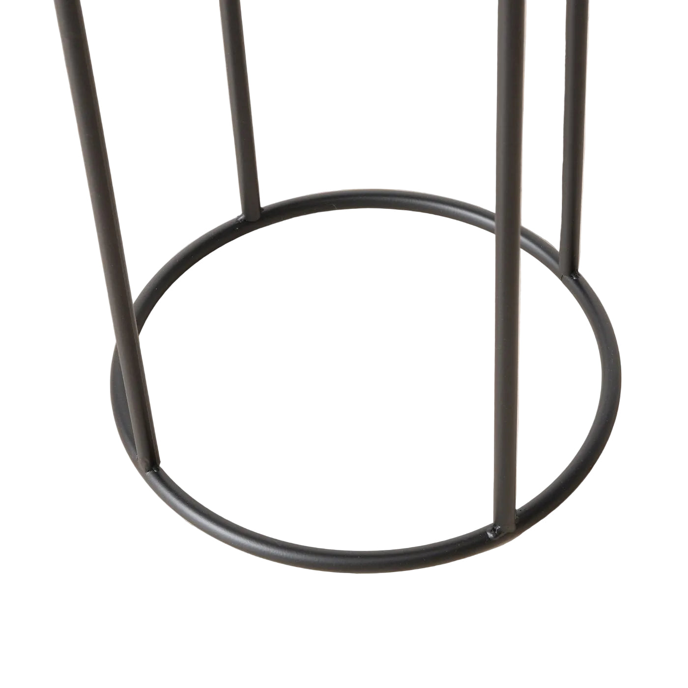 Übertopf Set Aurela schwarz aus Metall 3 teilig outdoor