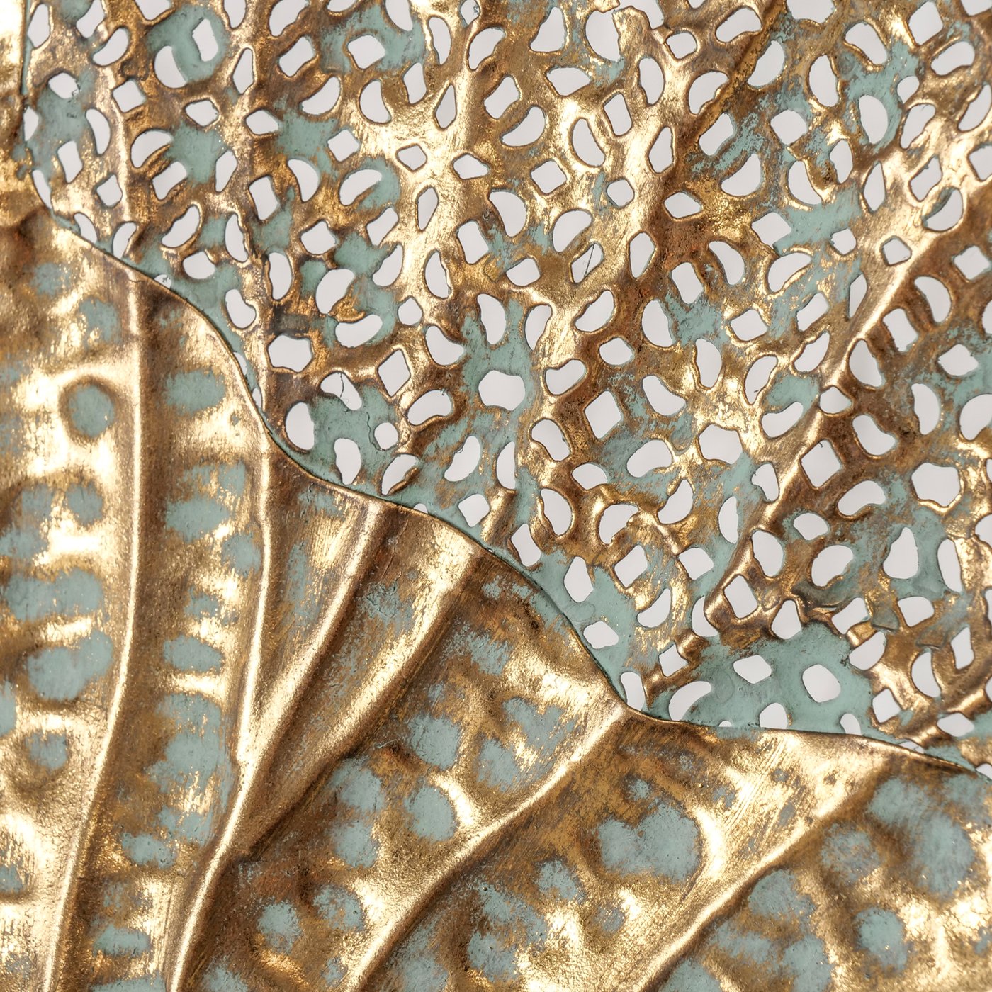 Aurelia Blattkunst Aufsteller antikgold 57,5cm