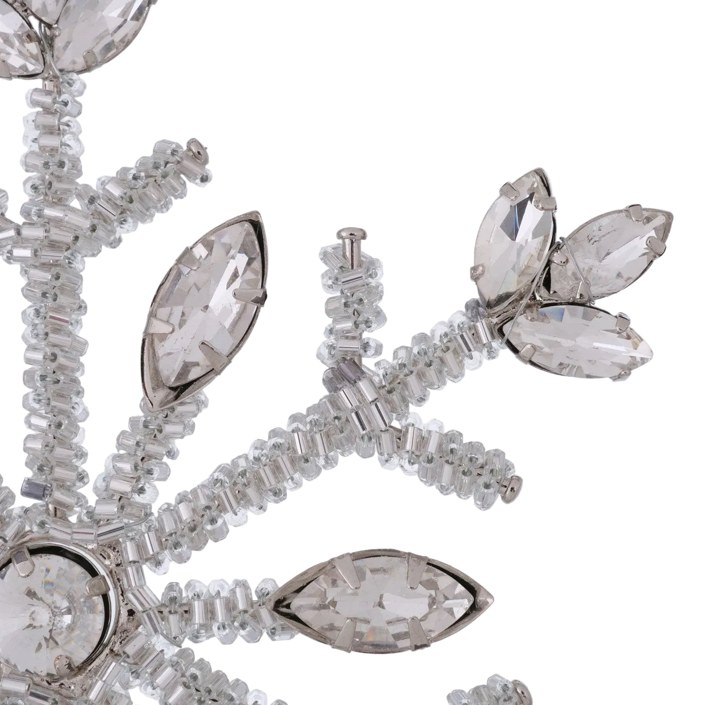 Weihnachtsanhaenger Salju Crystal silber schneeflocke handgefertigt