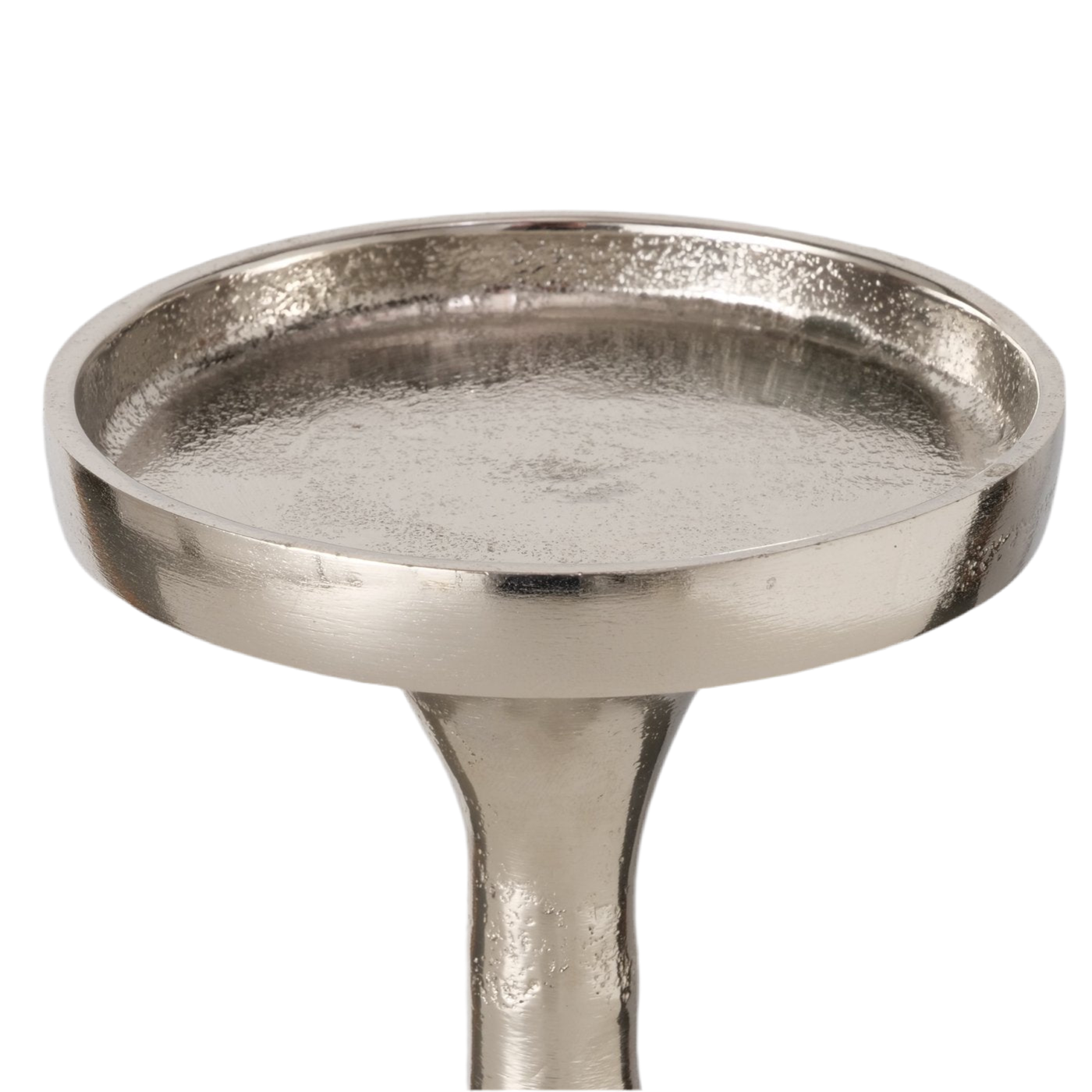 Lantern LuisoX – Elegant candle holder made of aluminum and glass in silver