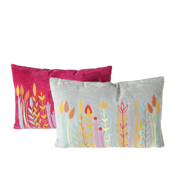 Set of 2 cushions Astratto flower meadow 40x60cm