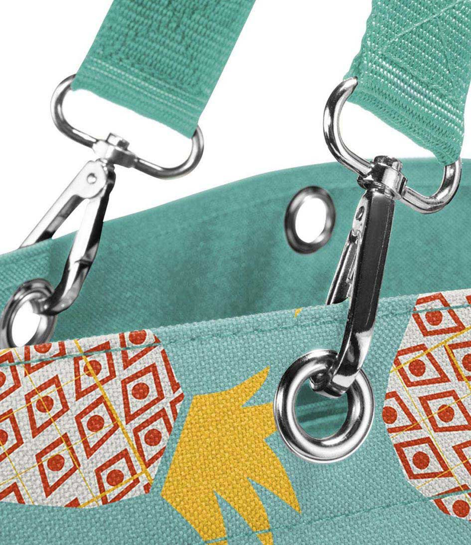 Shopper Virella Ananas XL Tasche aus recyceltem Material