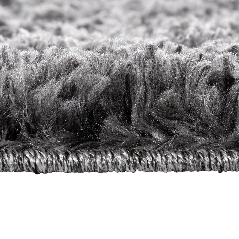 Sehrazat MODERN ETHNO COLLECTION – Deluxe Shaggy Rug Ethno 1800 anthracite