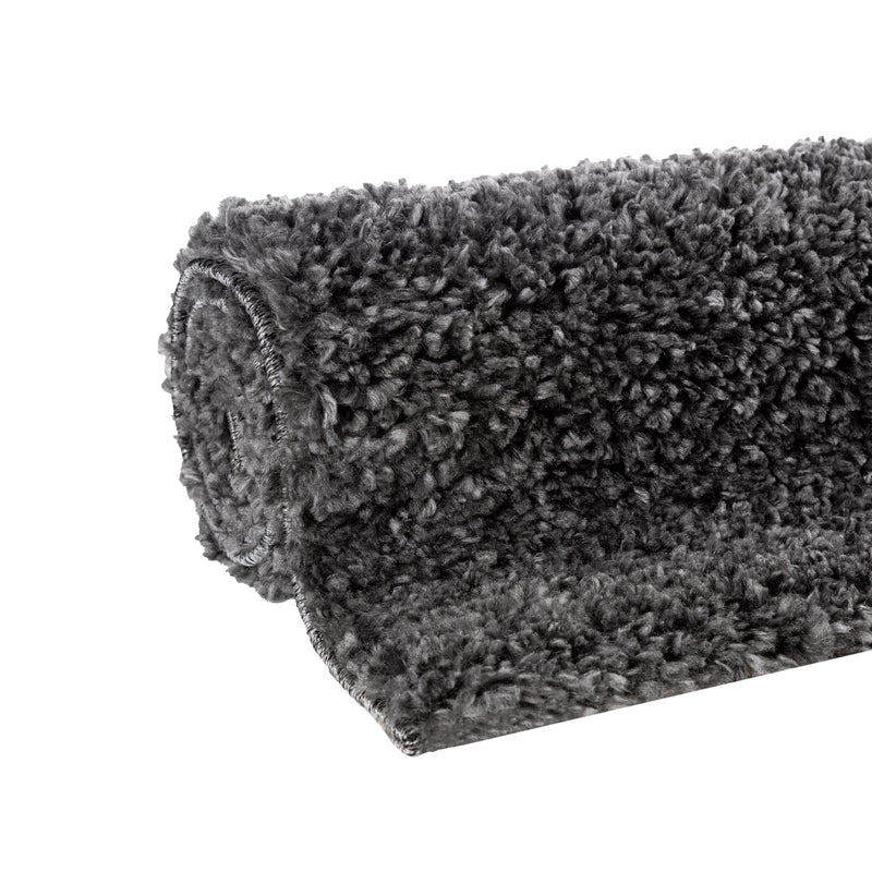 Sehrazat MODERN ETHNO COLLECTION – Deluxe Shaggy Rug Ethno 1800 anthracite