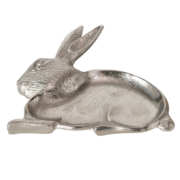 Fiene Osterhasen Aluminium Schale Dekoschale in Hasenform