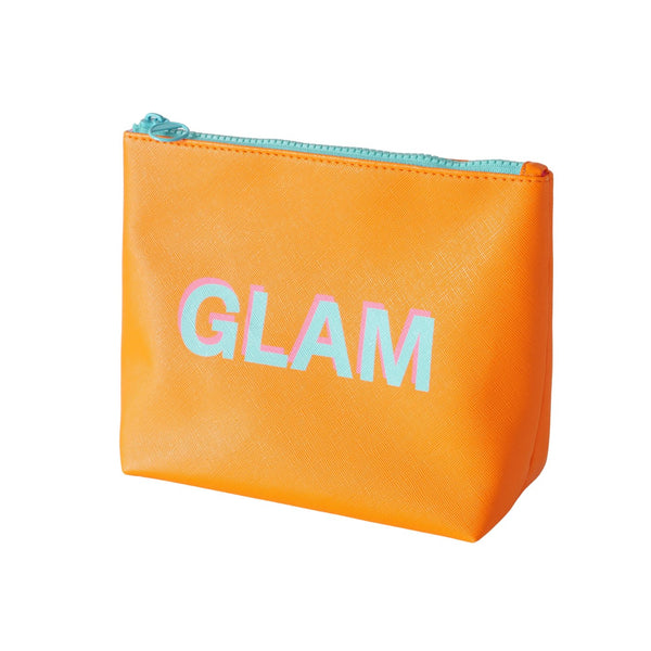 Cosmetic Bag Glam Orange – Trendy Accessory for Beauty &amp; Travel