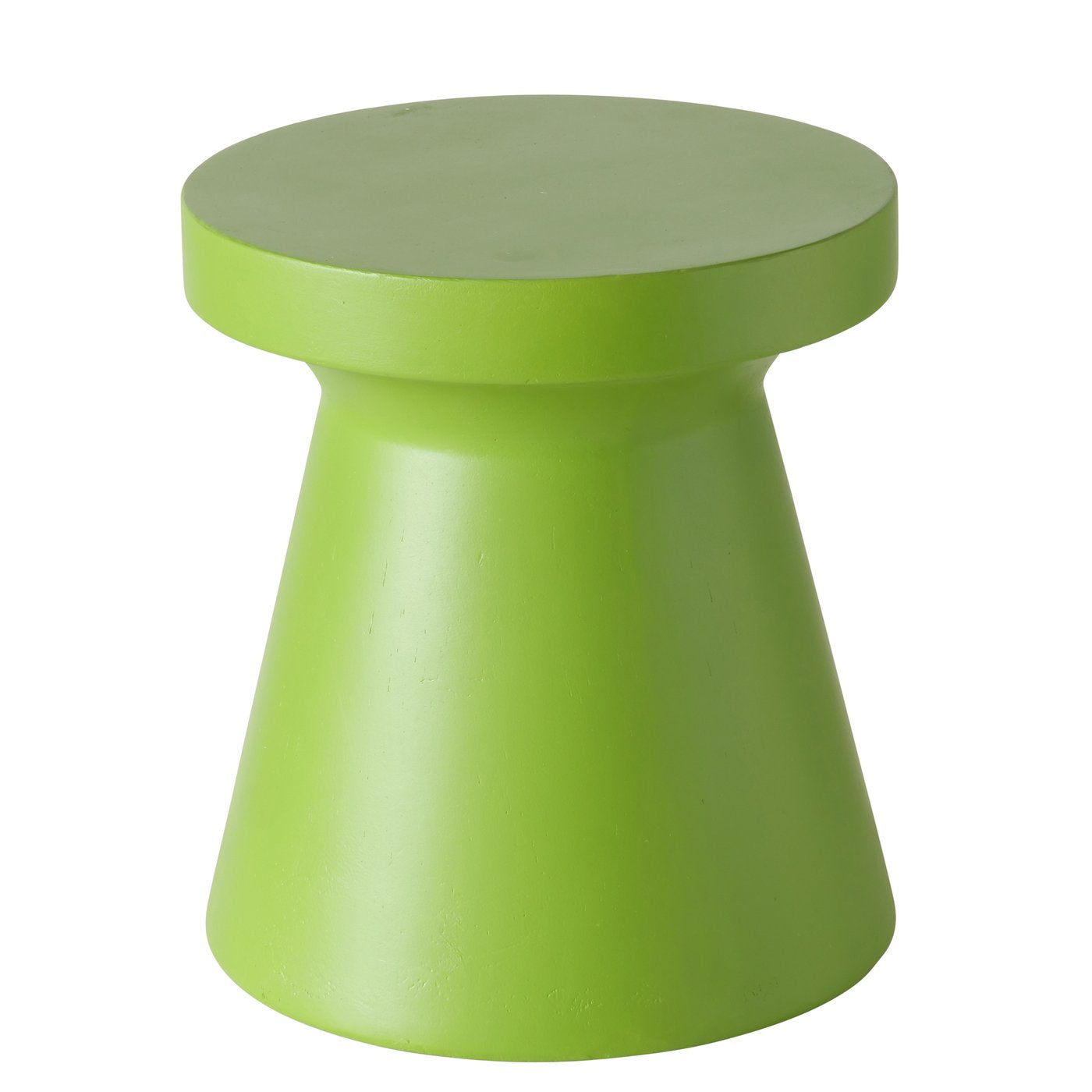 Modern side table Salva in green – handmade from Fibreclay