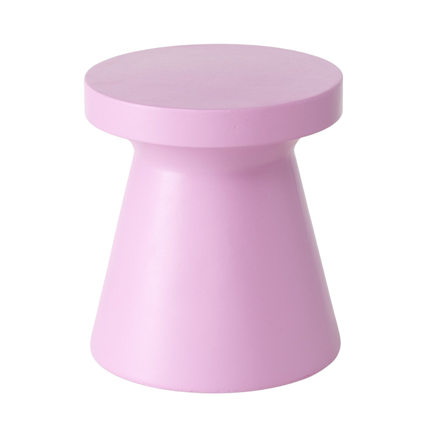 Lila Charm side table in matt pink 35x39.5 cm