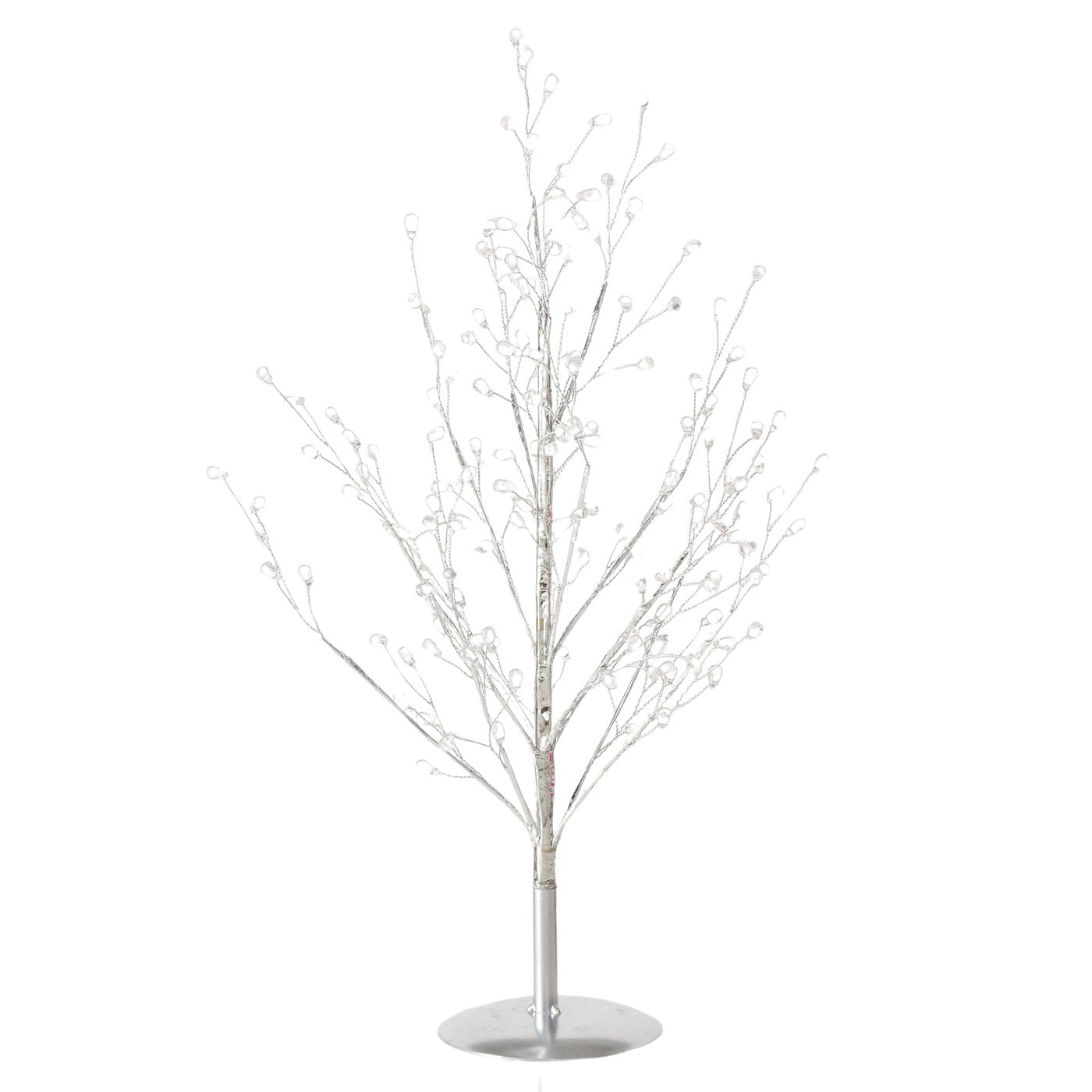 Gloomy Silver Tree Dekoaufsteller Baum 40cm Silber Metall Handgefertigt