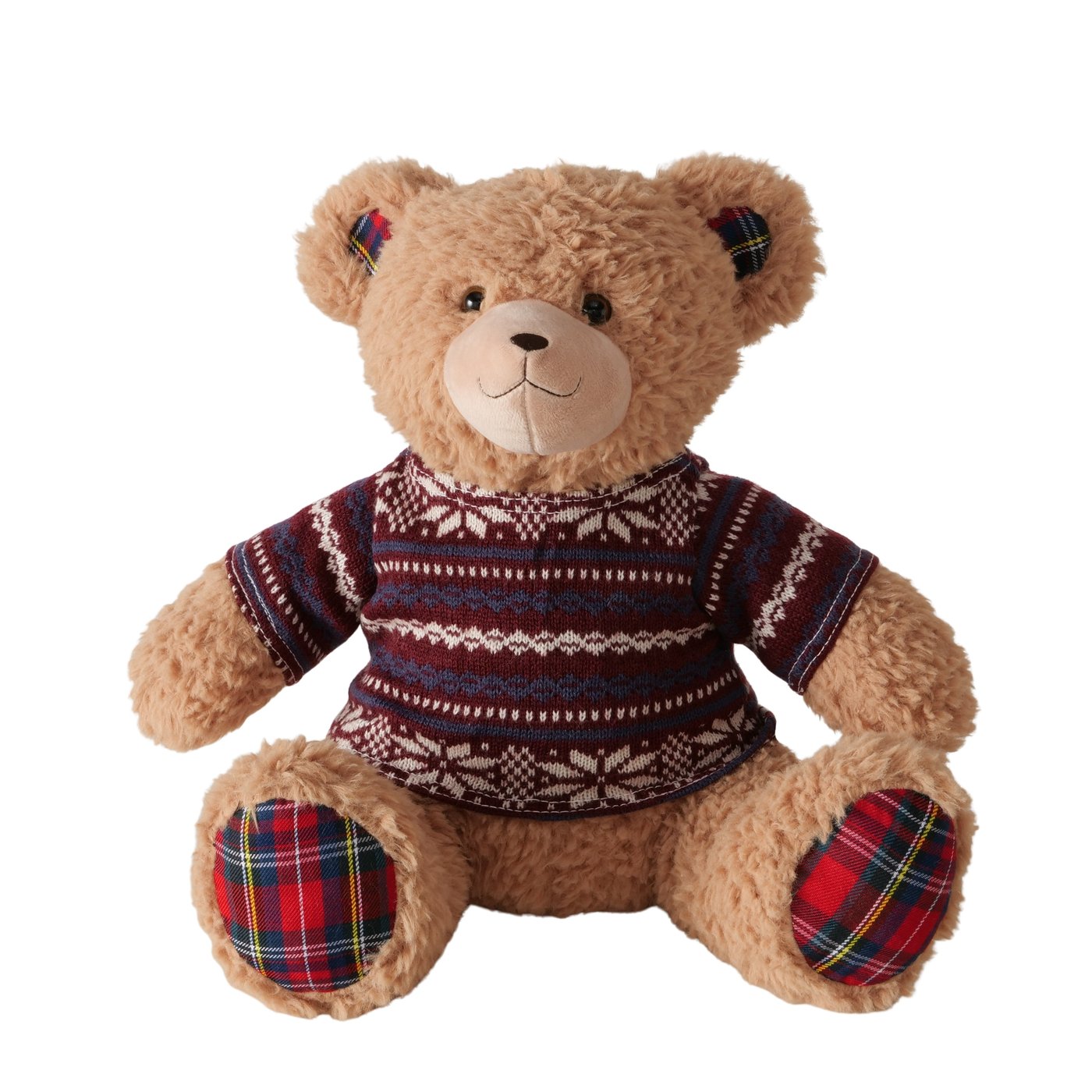Winston Bärenfreund Kuscheltier Bär Dunkelblau Braun 42cm Handgefertigt CE