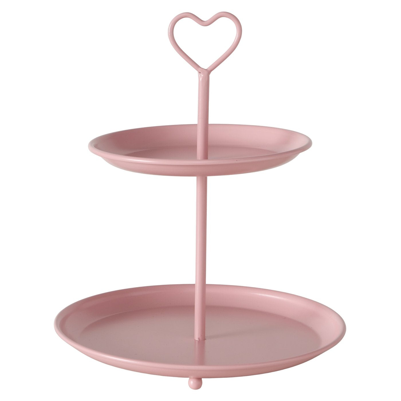 Rosy Heart Etagere Zweistufig Rosegold