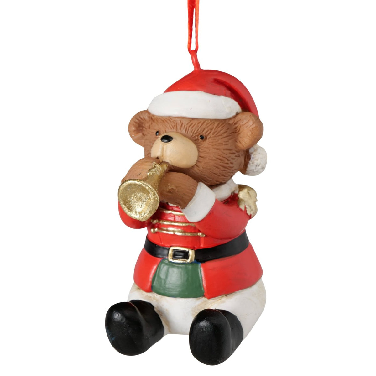 Weihnachtsanhänger Erwin Bären rot 7 cm 2er Set